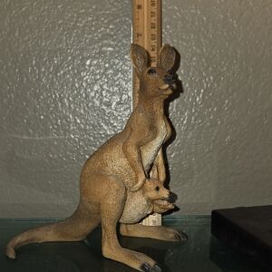 Castagna Italy Kangaroo and Joey Figurine - Brown